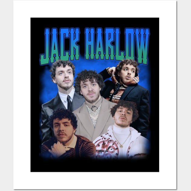 RETRO VINTAGE JACK HARLOW BOOTLEG STYLE Wall Art by Archer Expressionism Style